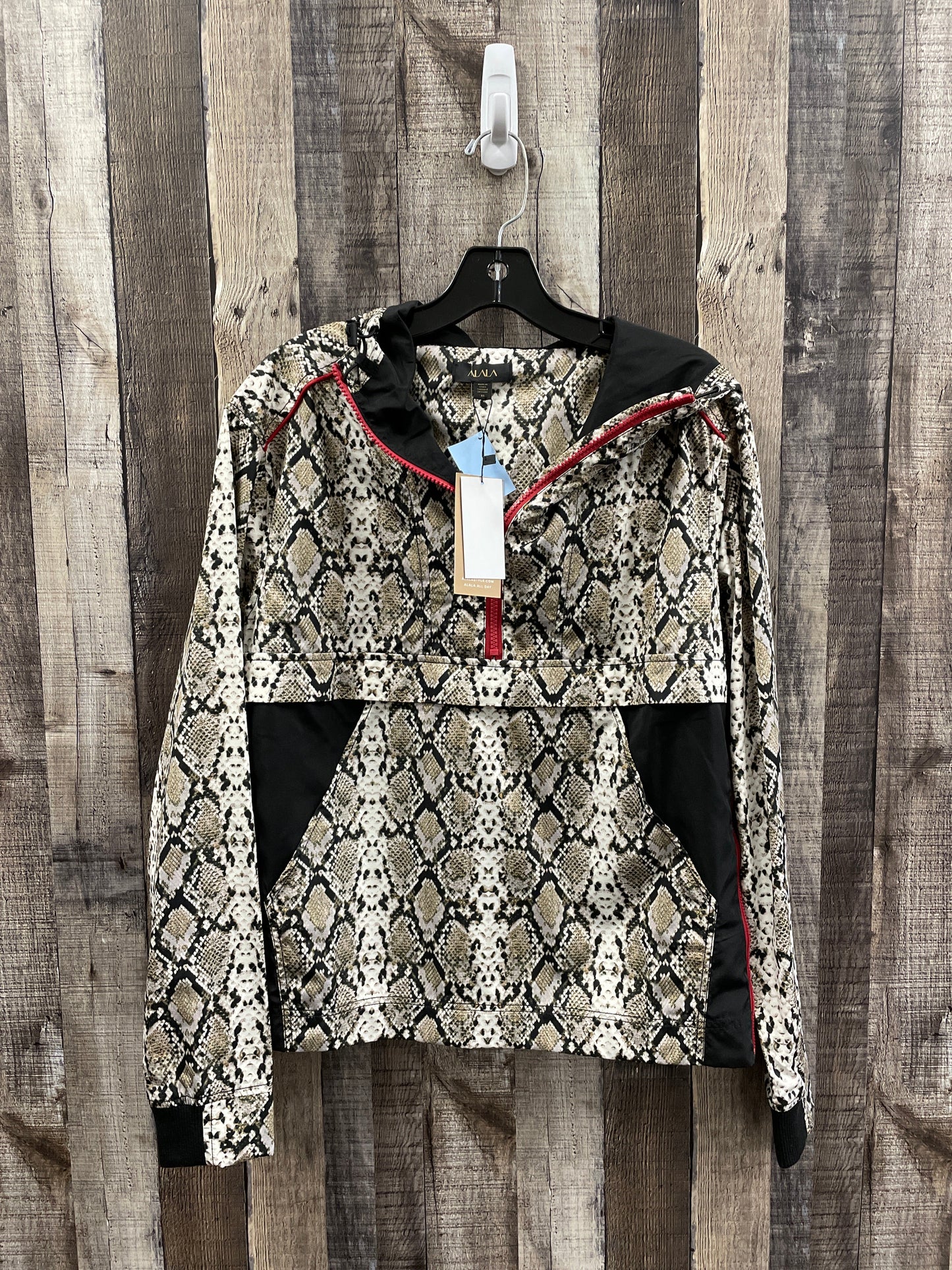 Jacket Windbreaker By Cmb In Animal Print, Size: XS