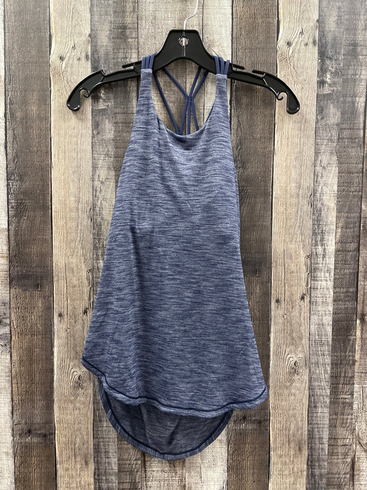 Athletic Tank Top By Lululemon In Navy, Size: 4