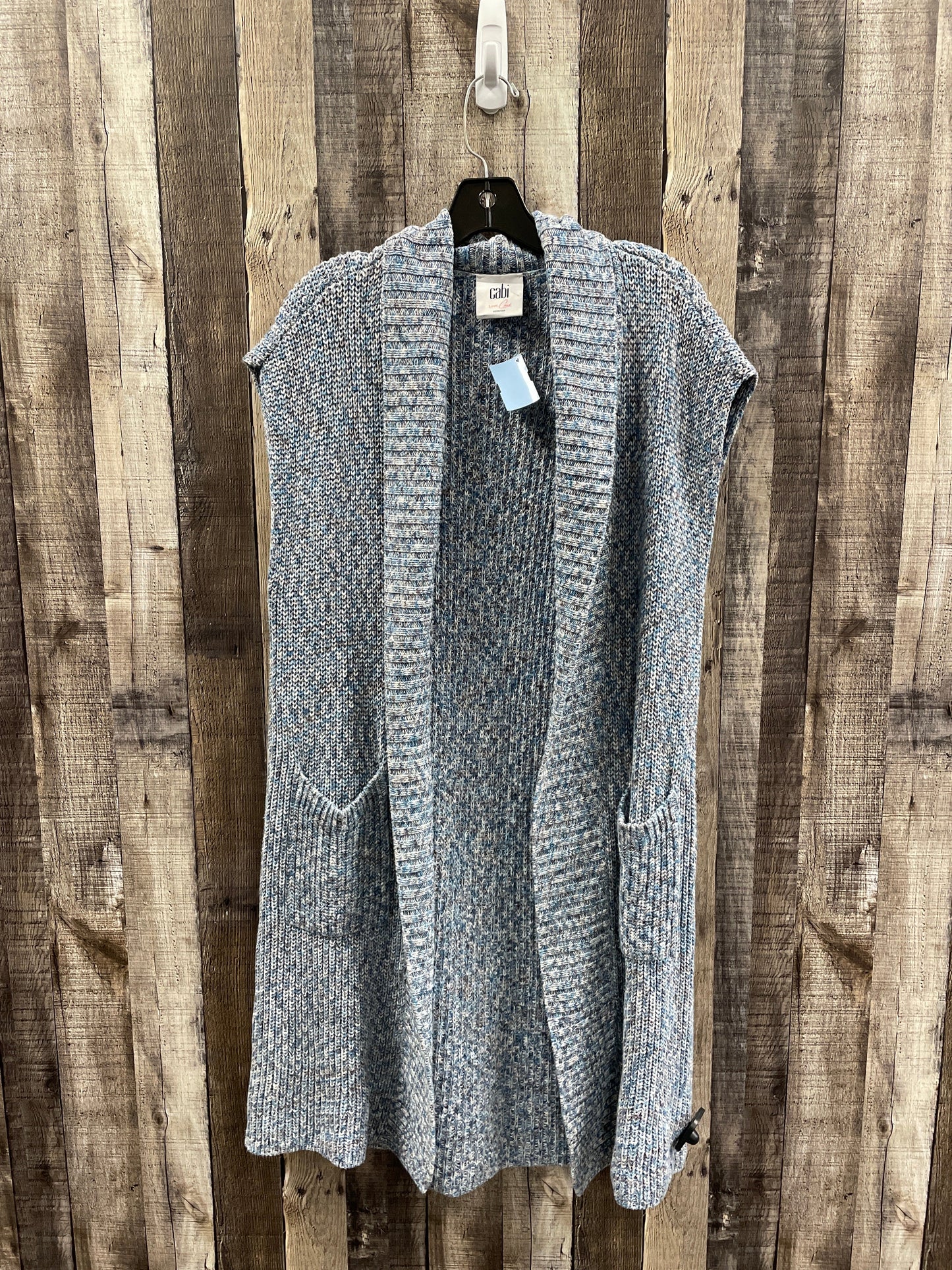 Sweater Cardigan By Cabi In Blue, Size: Xs