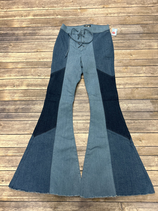 Jeans Wide Leg By Venus In Blue Denim, Size: 8