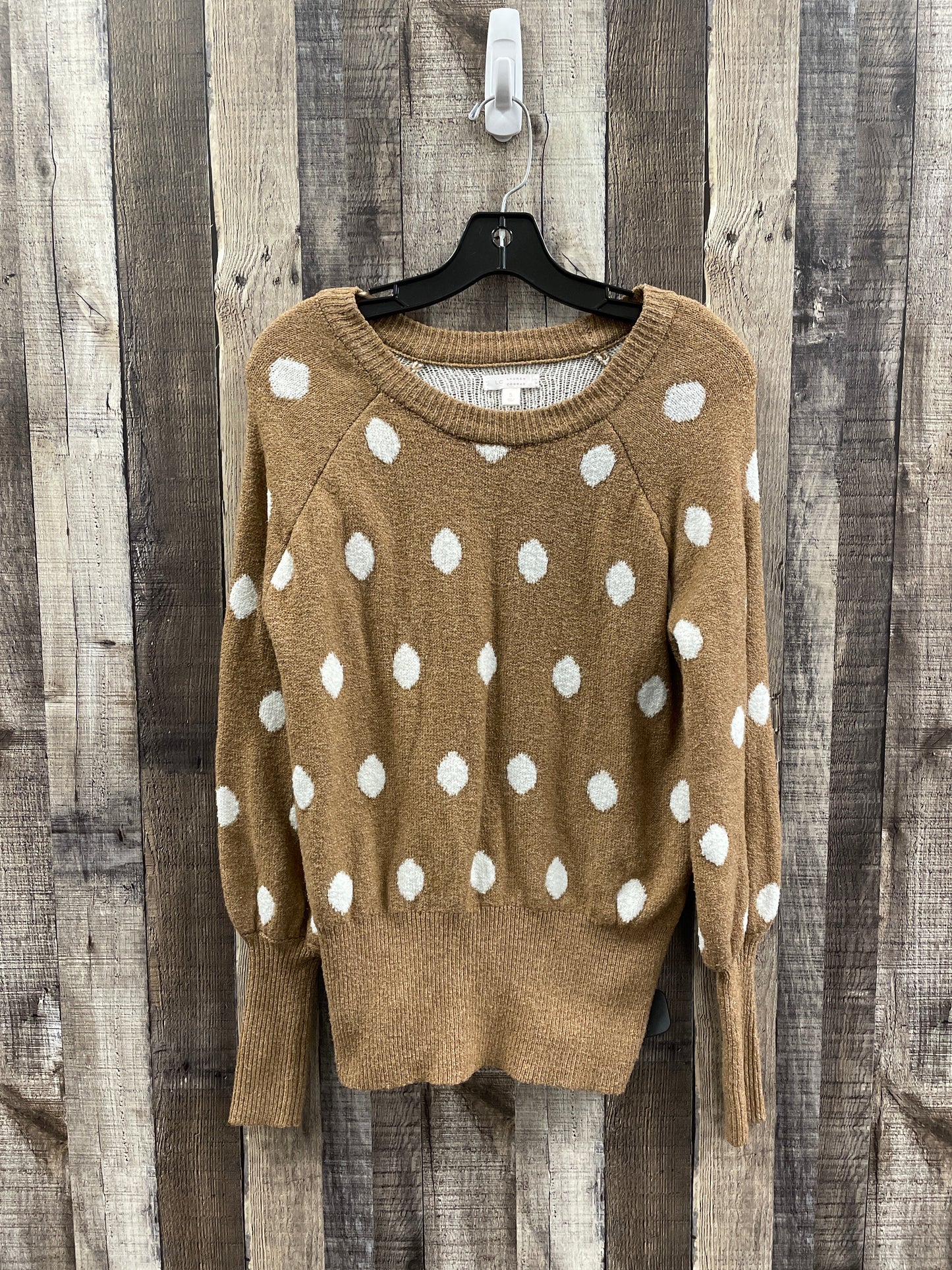 Sweater By Lc Lauren Conrad In Polkadot Pattern, Size: S