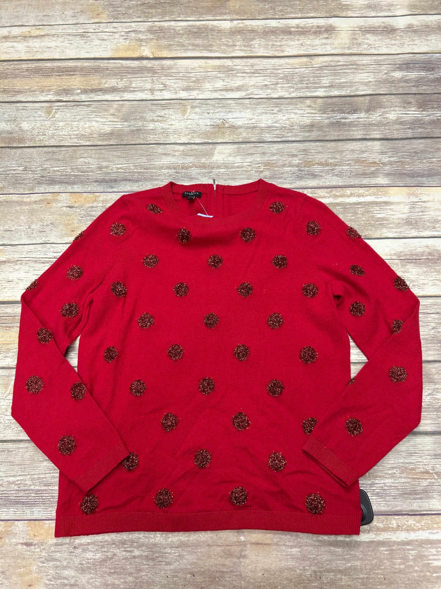 Sweater By Talbots In Red, Size: Mp