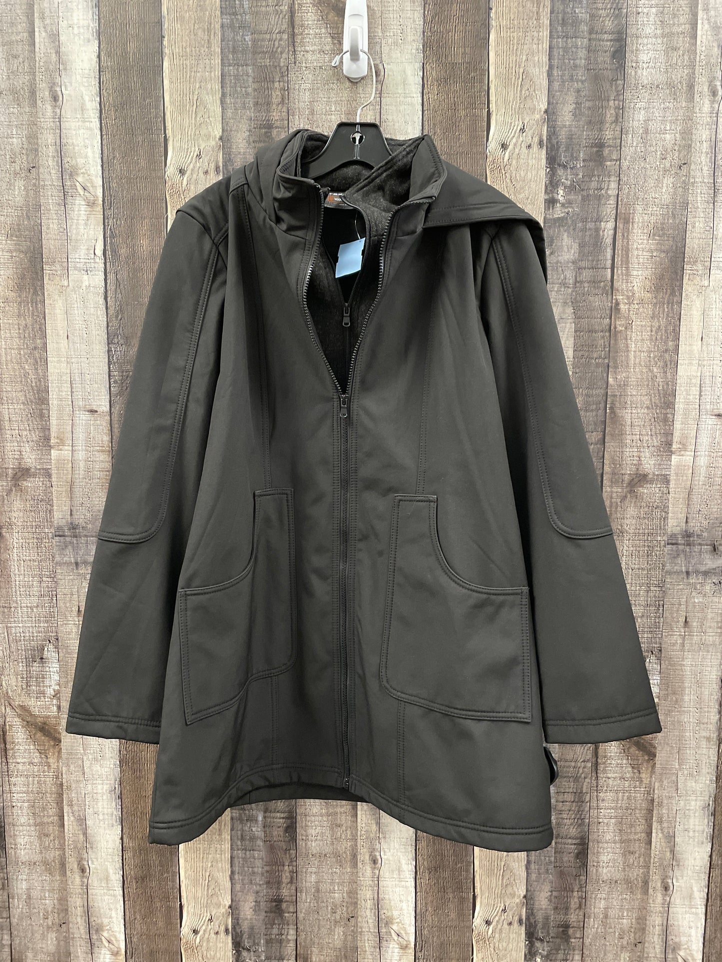 Coat Parka By Tek Gear In Black, Size: L