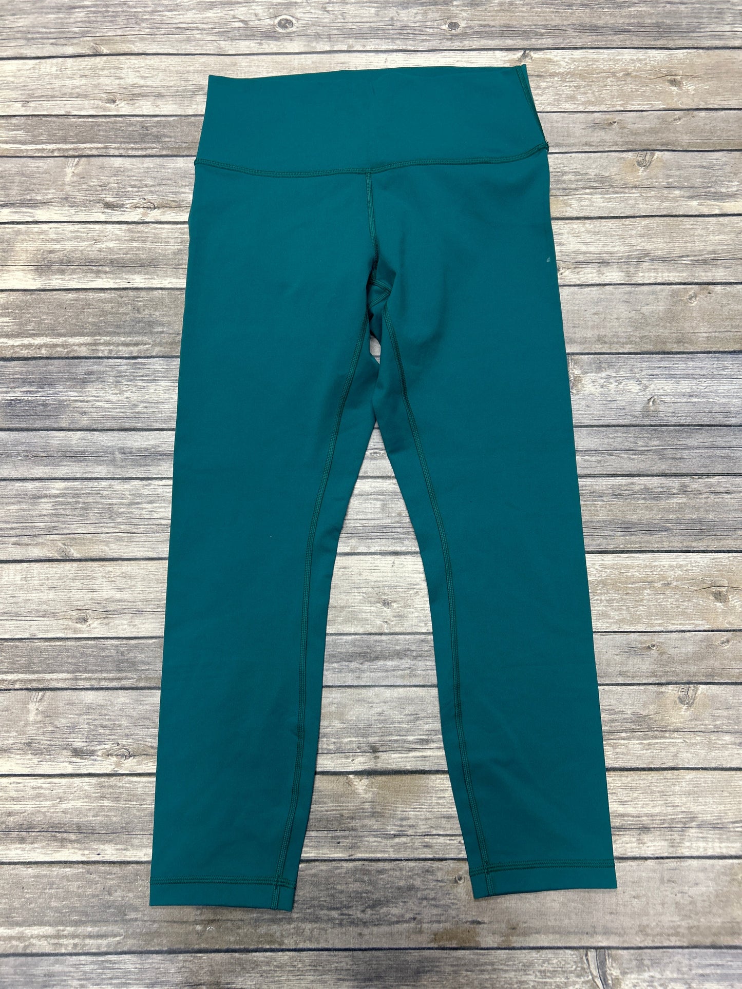 Athletic Leggings By Lululemon In Green, Size: 10