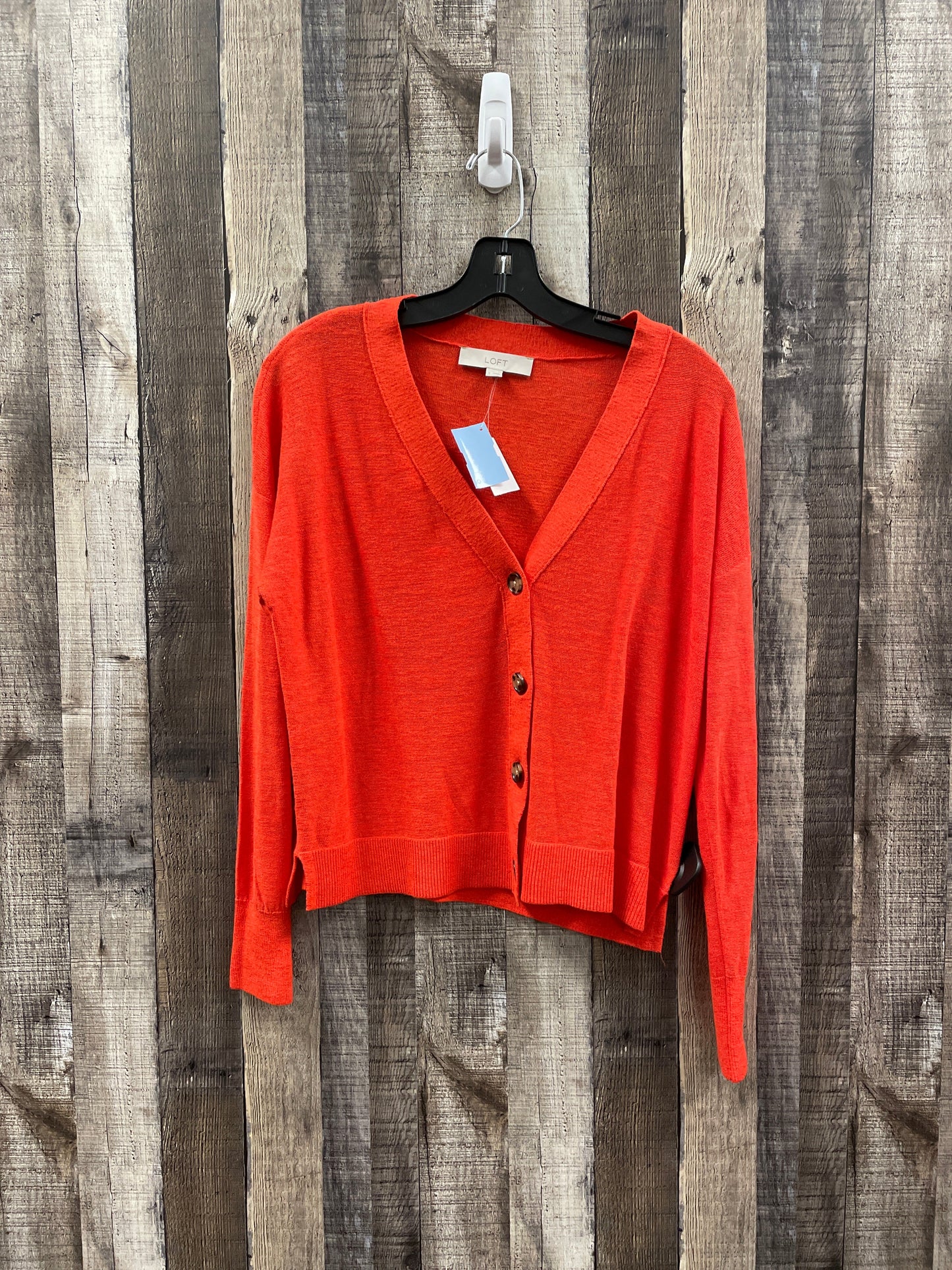 Cardigan By Loft In Orange, Size: S