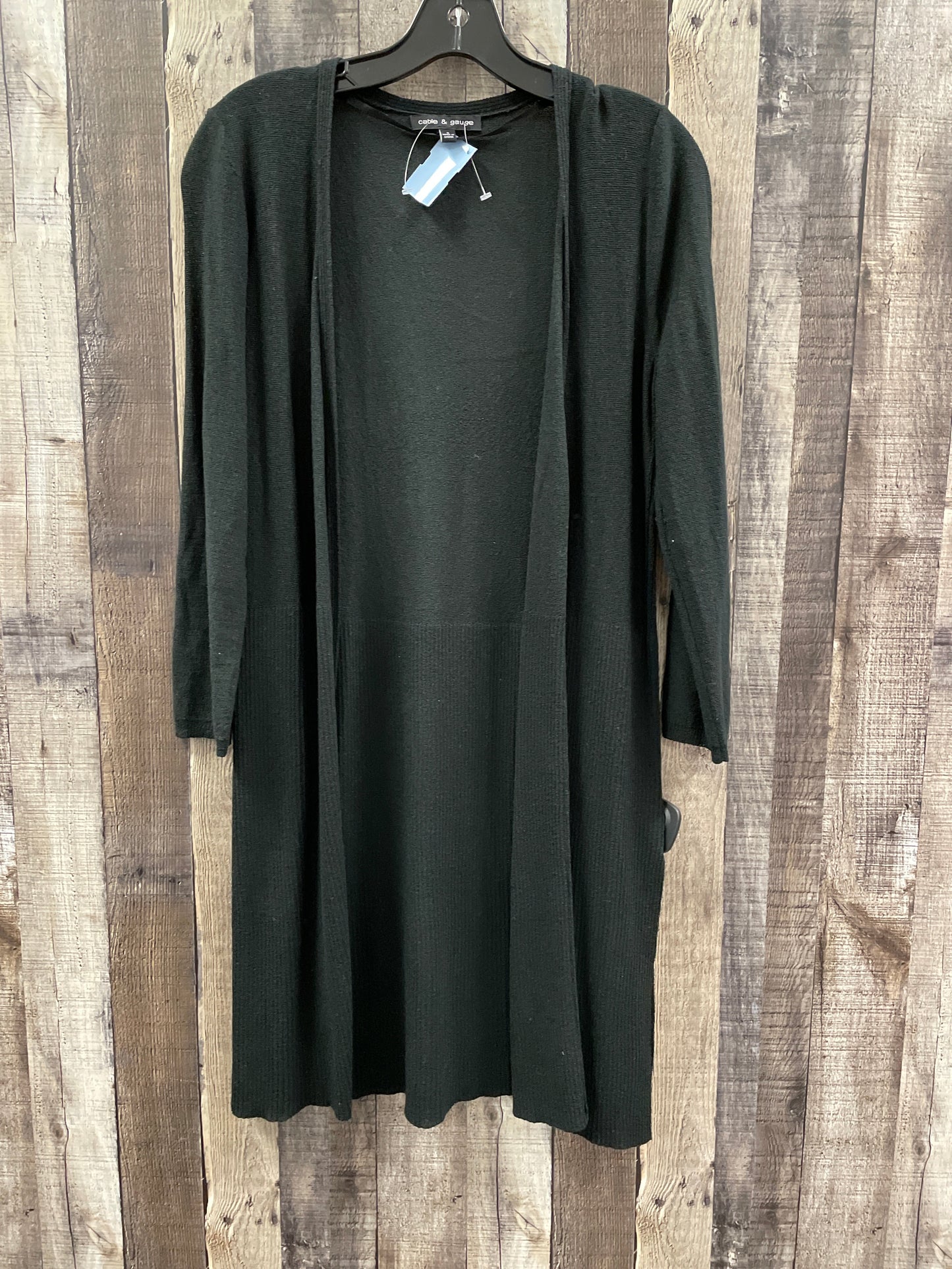 Cardigan By Cable And Gauge In Black, Size: S