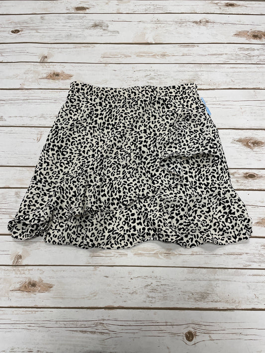 Skirt Mini & Short By Altard State In Black & White, Size: M