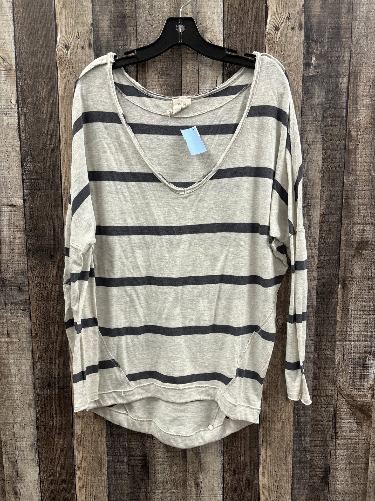 Top Long Sleeve By We The Free In Striped Pattern, Size: S