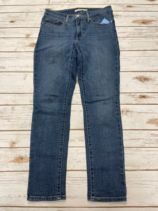 Jeans Skinny By Levis In Blue Denim, Size: 6