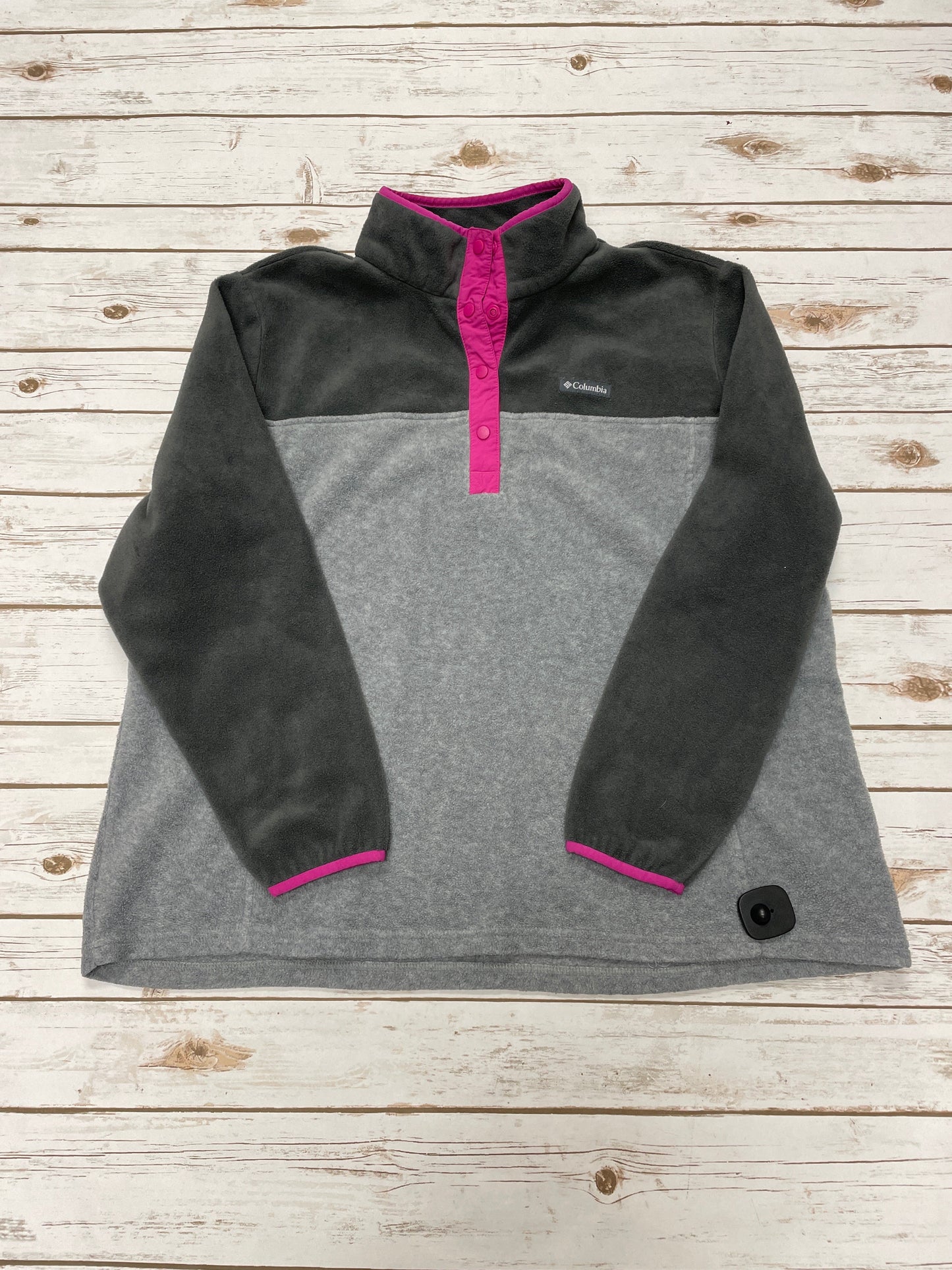 Athletic Jacket By Columbia In Grey, Size: 3x