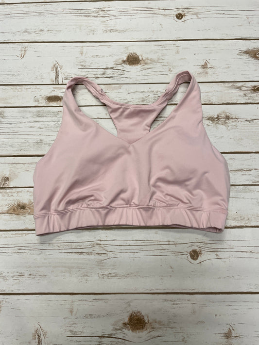 Athletic Bra By Tek Gear In Pink, Size: Xxl