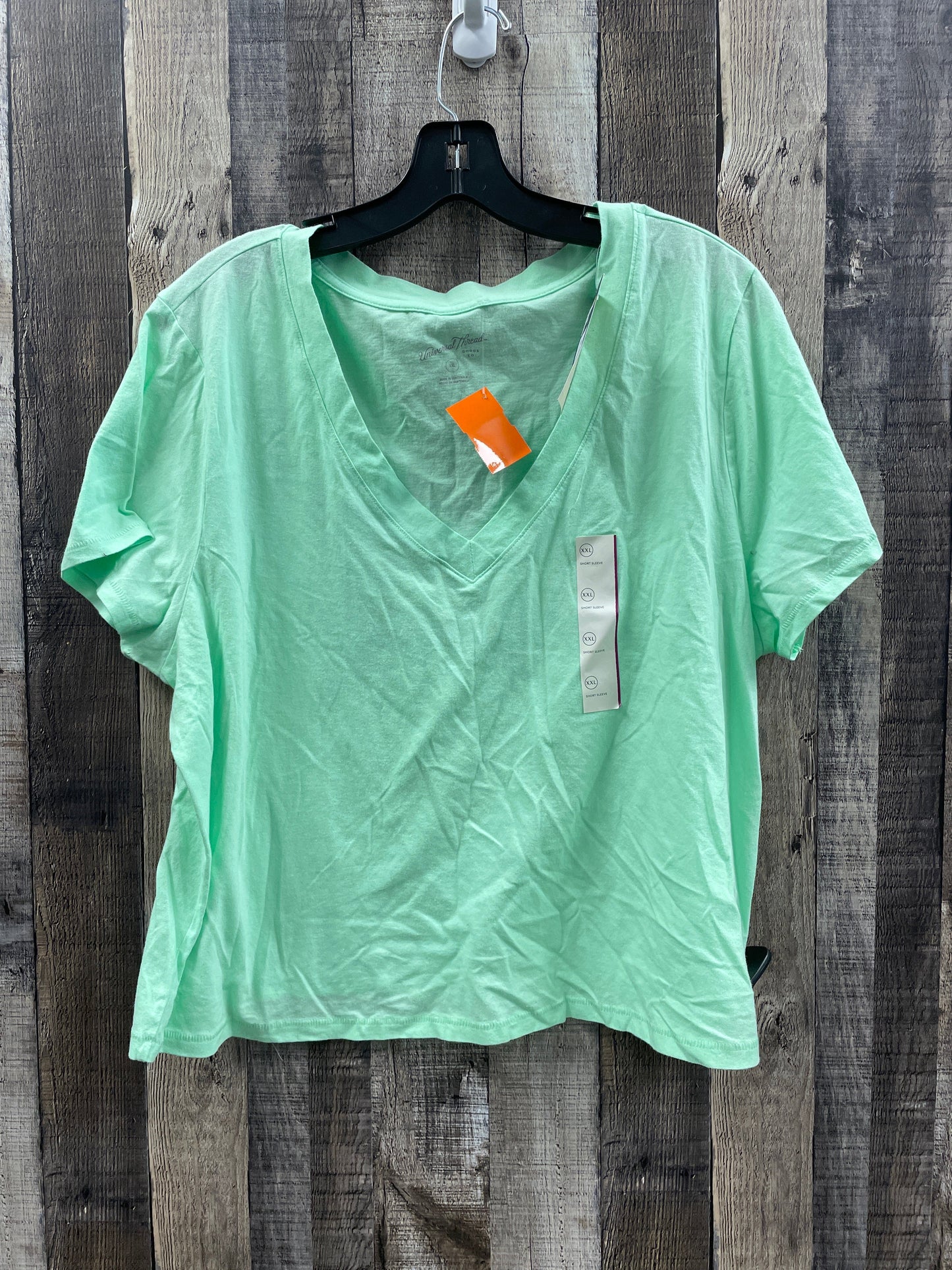 Top Short Sleeve By Universal Thread In Green, Size: Xxl