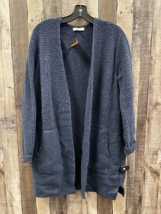 Sweater Cardigan By Madewell In Blue, Size: S