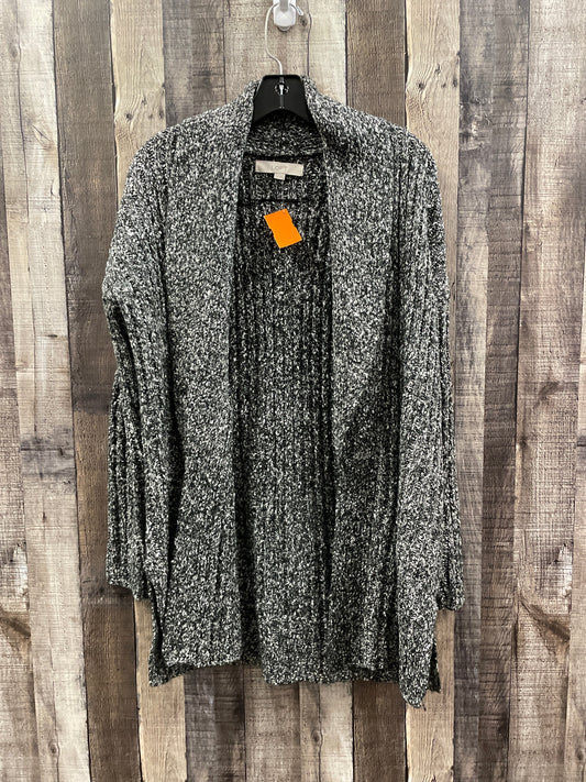 Sweater Cardigan By Loft In Black, Size: Xs