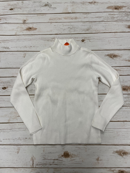 Sweater By Karen Scott In White, Size: S