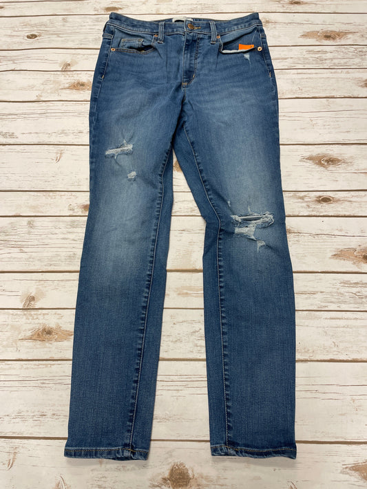 Jeans Skinny By Universal Thread In Blue Denim, Size: 6