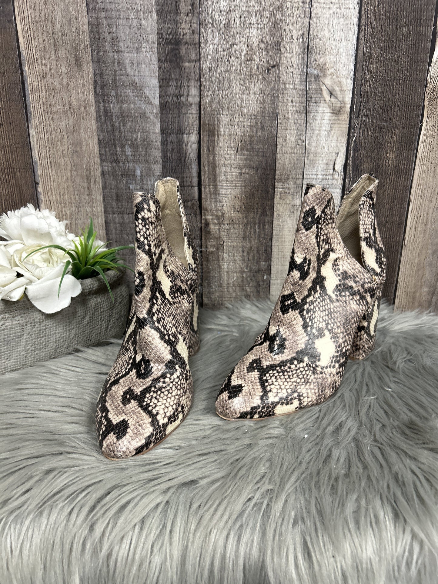 Boots Ankle Heels By Steve Madden  Size: 7