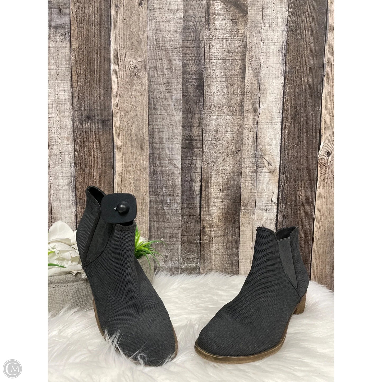 Boots Ankle Heels By Kensie In Grey, Size: 9