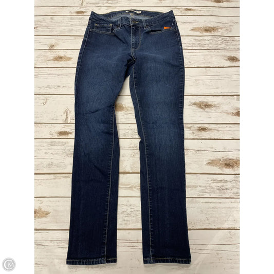 Jeans Skinny By Levis In Blue Denim, Size: 4