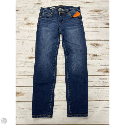 Jeans Skinny By Kut In Blue Denim, Size: 4