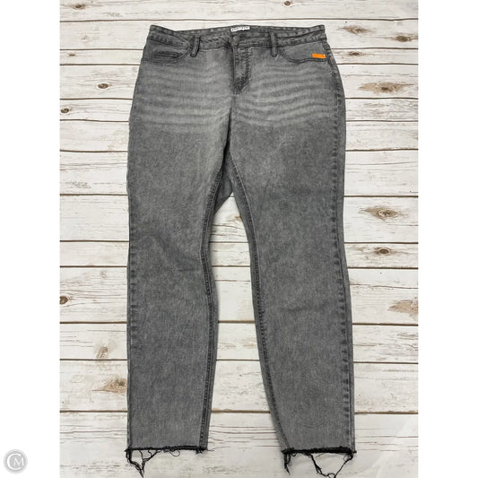 Jeans Straight By Ava & Viv In Grey, Size: 16