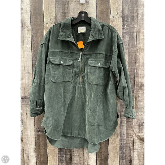 Top Long Sleeve By Aerie In Green, Size: S