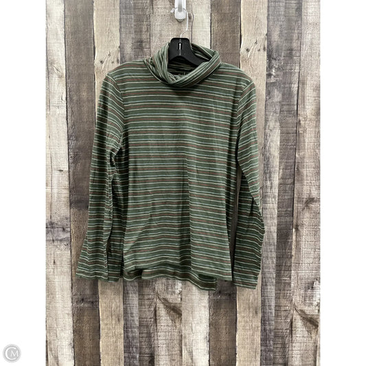 Top Long Sleeve By Madewell In Striped Pattern, Size: M