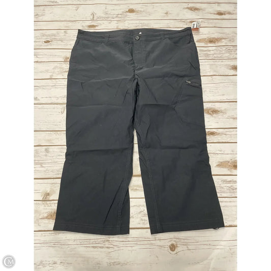 Athletic Pants By Eddie Bauer In Black, Size: 1x