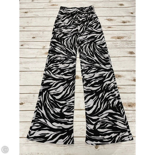 Pants Wide Leg By Fashion Nova In Black & White, Size: S