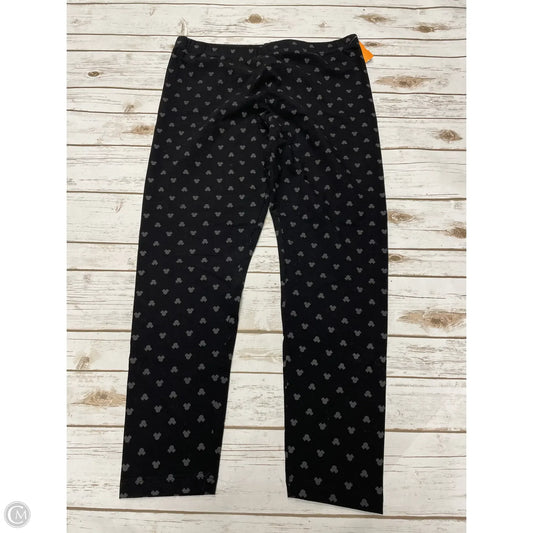 Pants Lounge By Disney Store In Black, Size: Xl