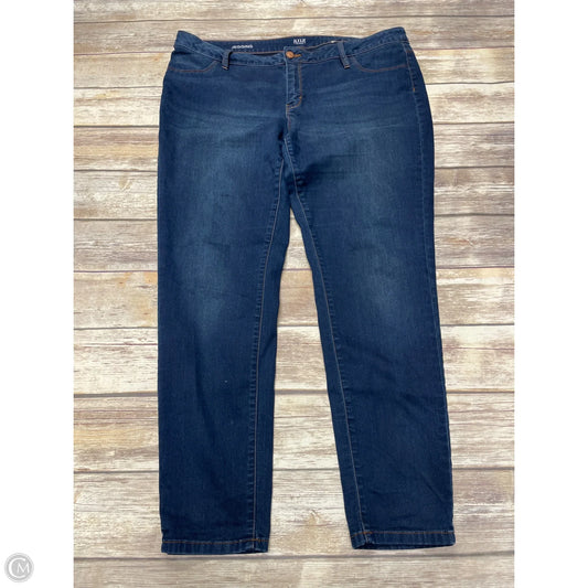 Jeans Jeggings By Ana In Blue Denim, Size: 18