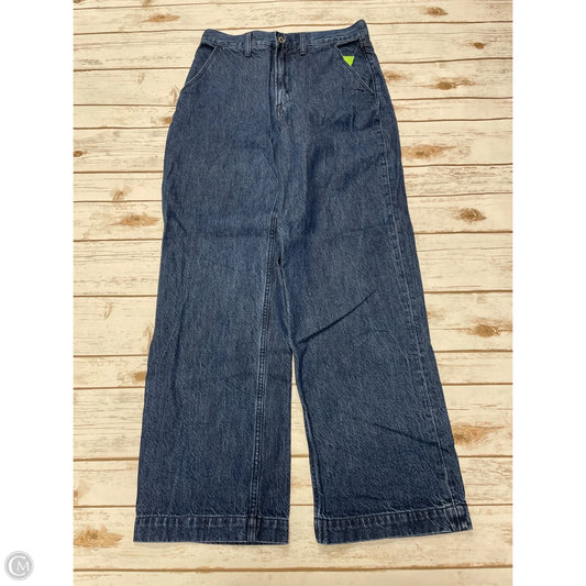 Jeans Wide Leg By Abercrombie And Fitch In Blue Denim, Size: 6