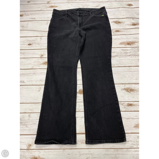 Jeans Boot Cut By Old Navy In Black Denim, Size: 14