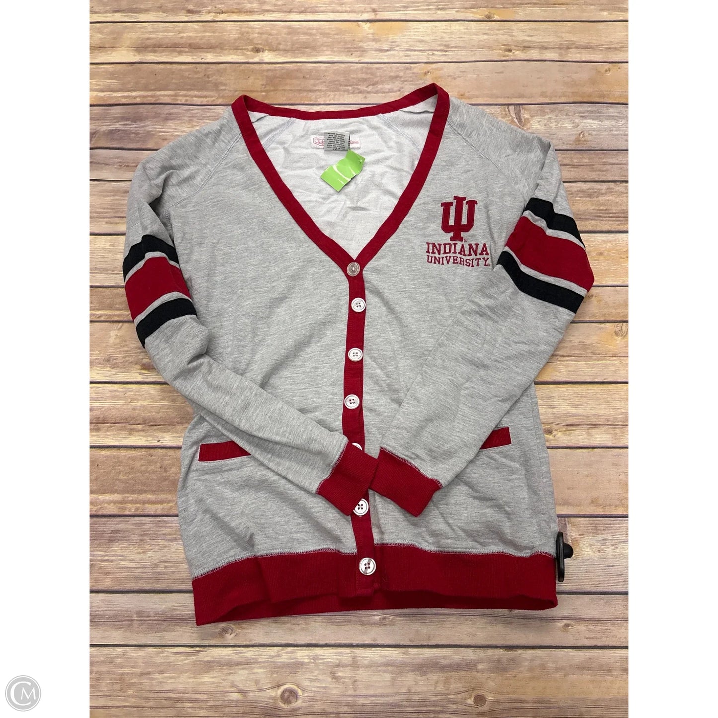 Top Long Sleeve By Cme In Grey, Size: S