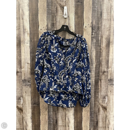 Top Long Sleeve By White House Black Market In Multi-colored, Size: S