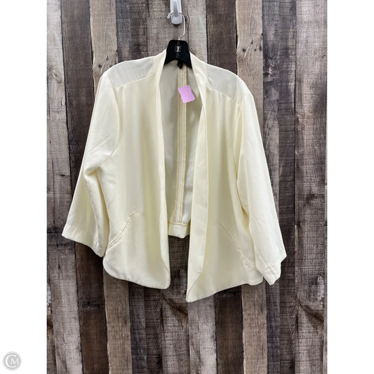 Blazer By Torrid In Cream, Size: 2