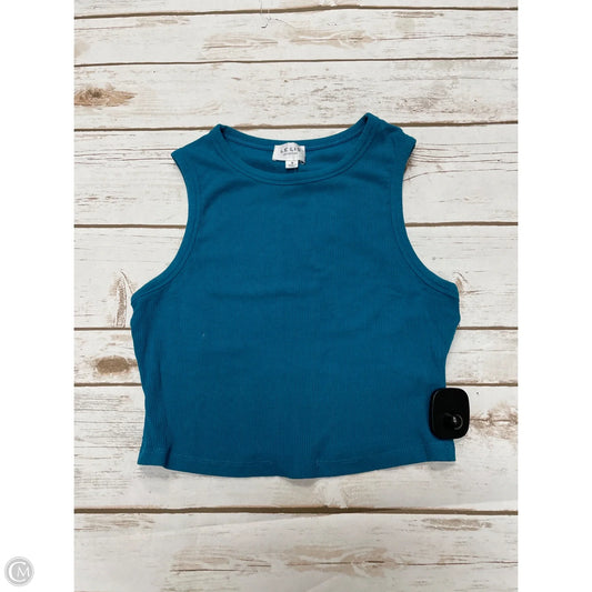 Top Sleeveless By Le Lis In Teal, Size: S
