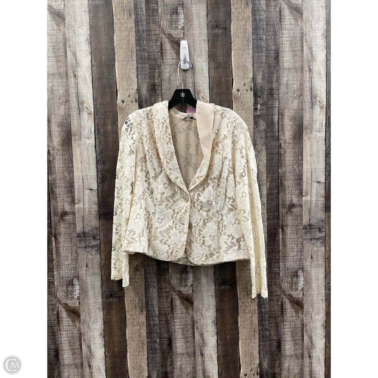 Blazer By Cabi In Ivory, Size: L