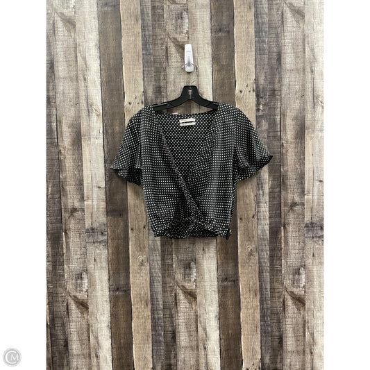 Top Short Sleeve By Urban Outfitters In Black, Size: S