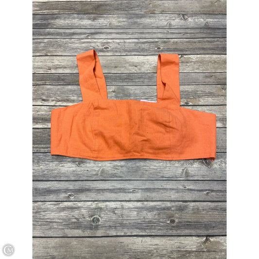 Top Sleeveless By Cme In Orange, Size: Xl