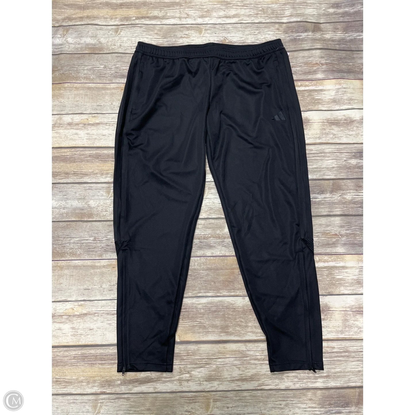 Athletic Pants By Adidas In Black, Size: 2x
