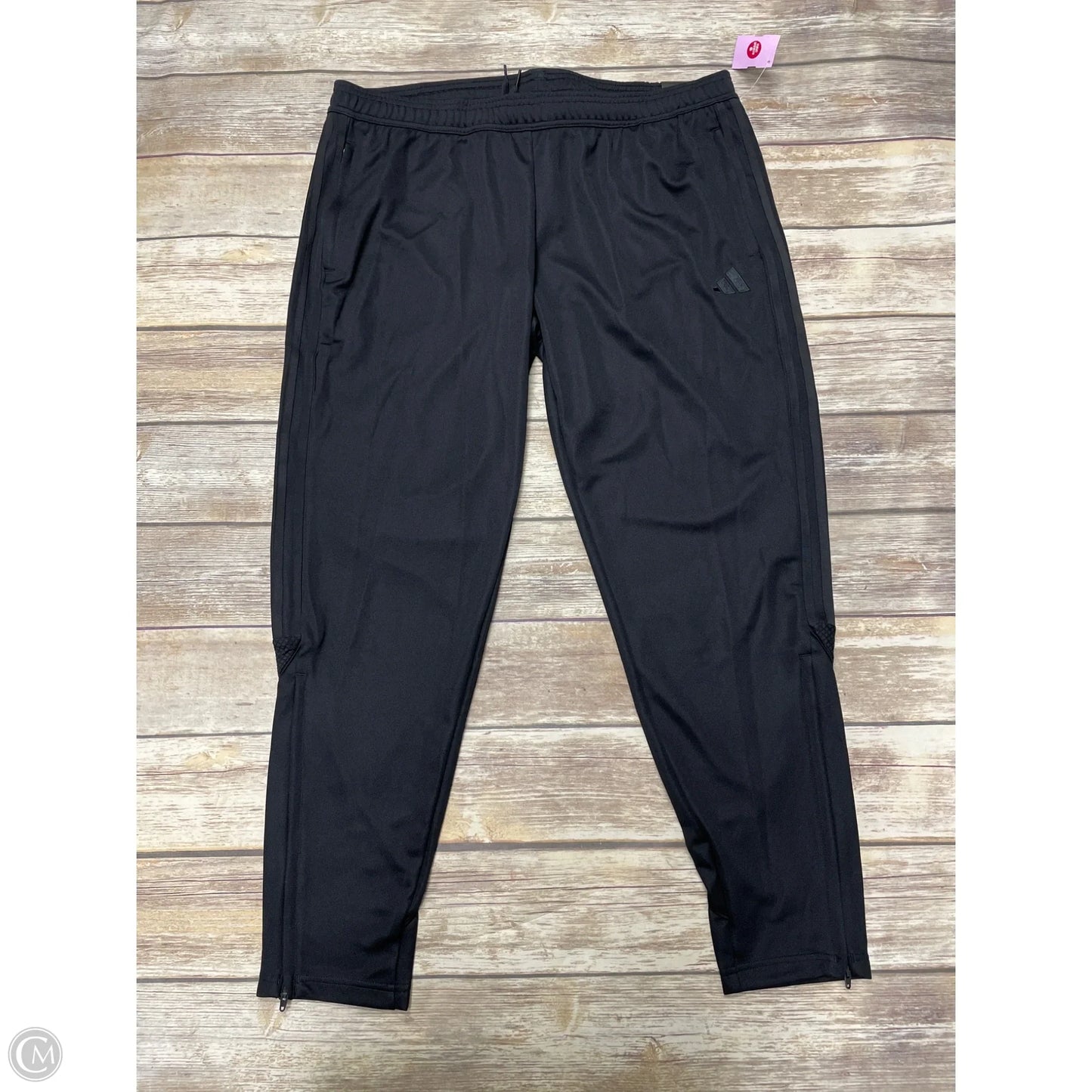 Athletic Pants By Adidas In Black, Size: 2x