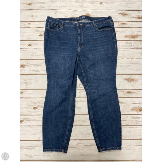 Jeans Skinny By Old Navy In Blue Denim, Size: 24