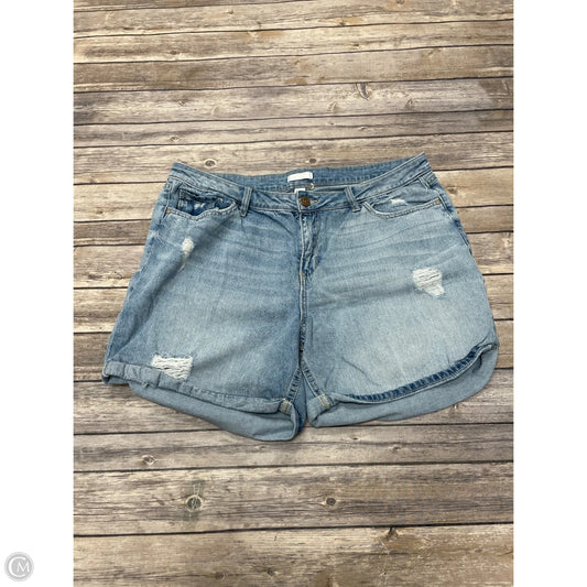 Shorts By Lc Lauren Conrad In Blue Denim, Size: 18