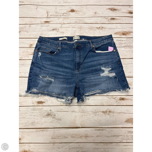 Shorts By Universal Thread In Blue Denim, Size: 18