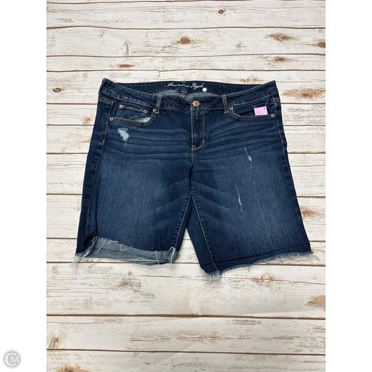 Shorts By American Eagle In Blue Denim, Size: 18