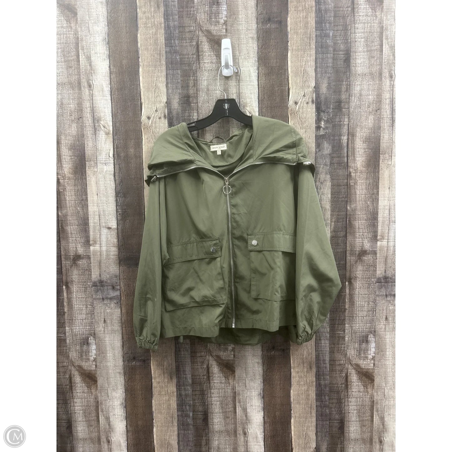 Athletic Jacket By Main Strip In Green, Size: S