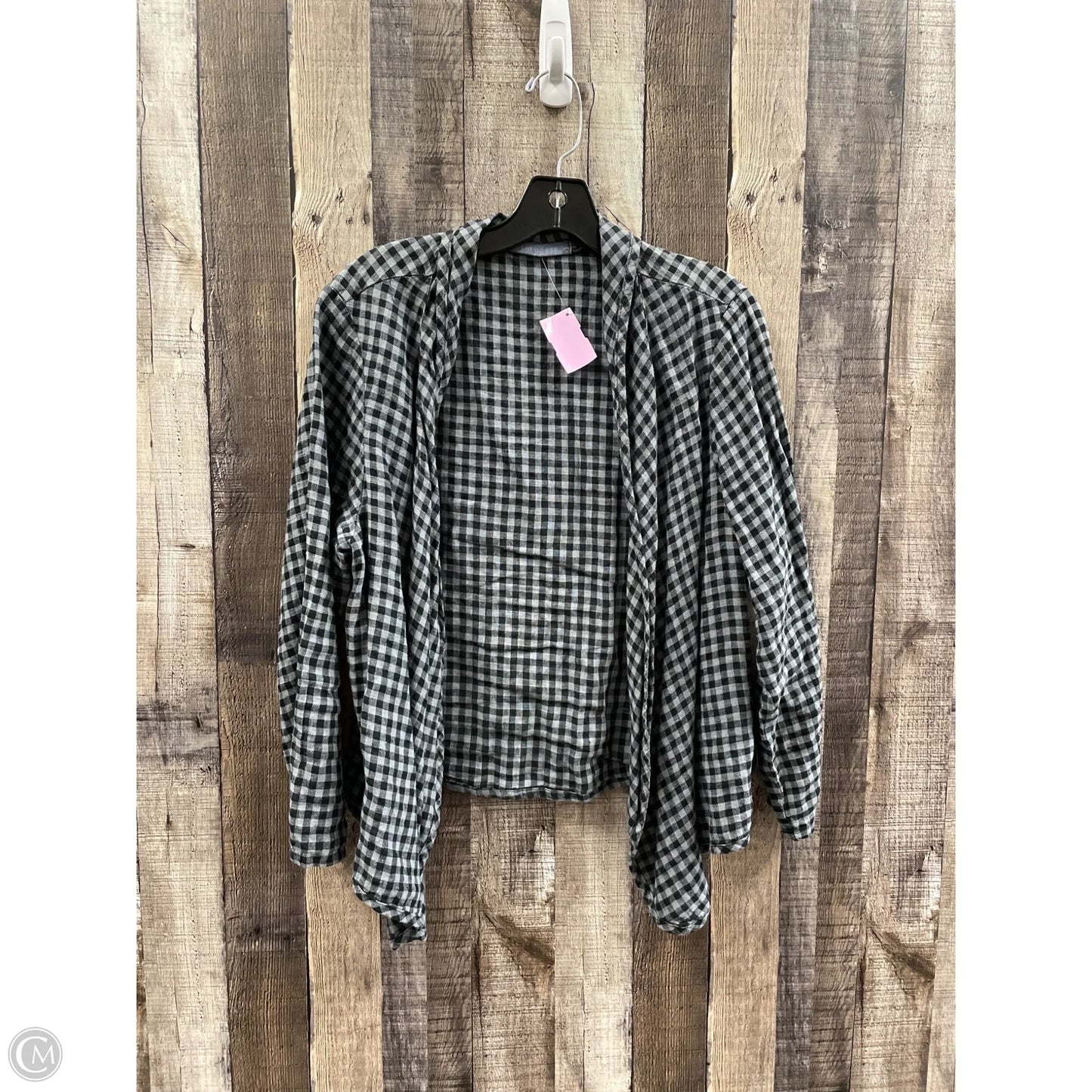 Blazer By Cut Loose In Checkered Pattern, Size: L