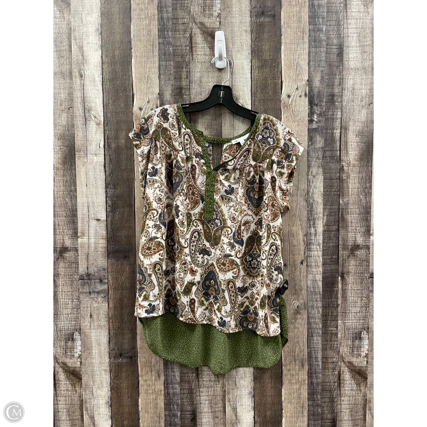 Top Sleeveless By Dr2 In Green, Size: Mp