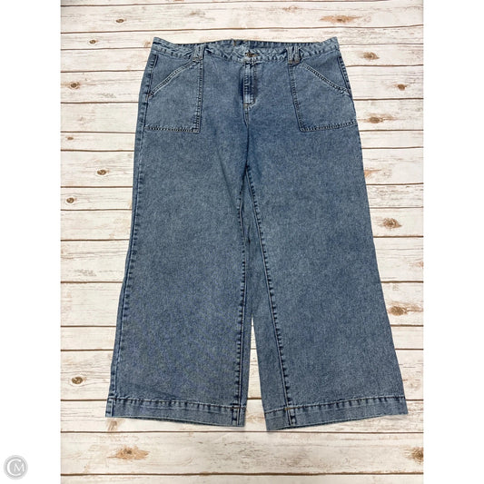 Jeans Wide Leg By Terra & Sky In Blue Denim, Size: 22